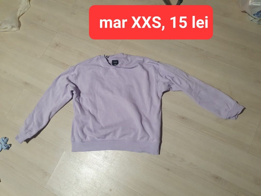 Pulover subtire XXS si bluza XS