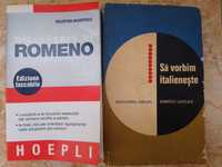 Vând 2 dicționare roman-italian,italian-roman