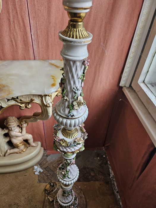 Порцеланов Лампион каподимонте италия