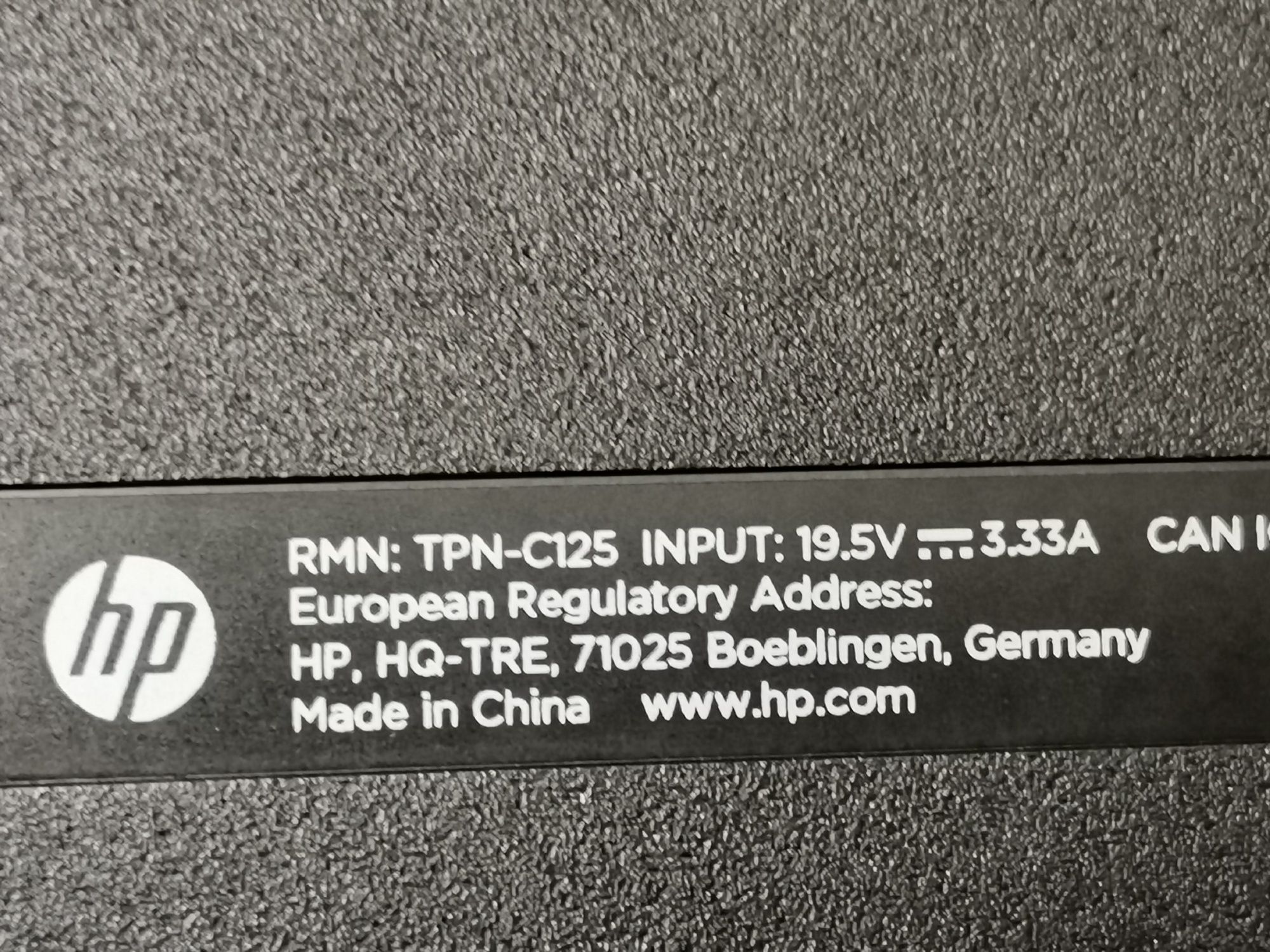 Лаптоп HP tpn-c125