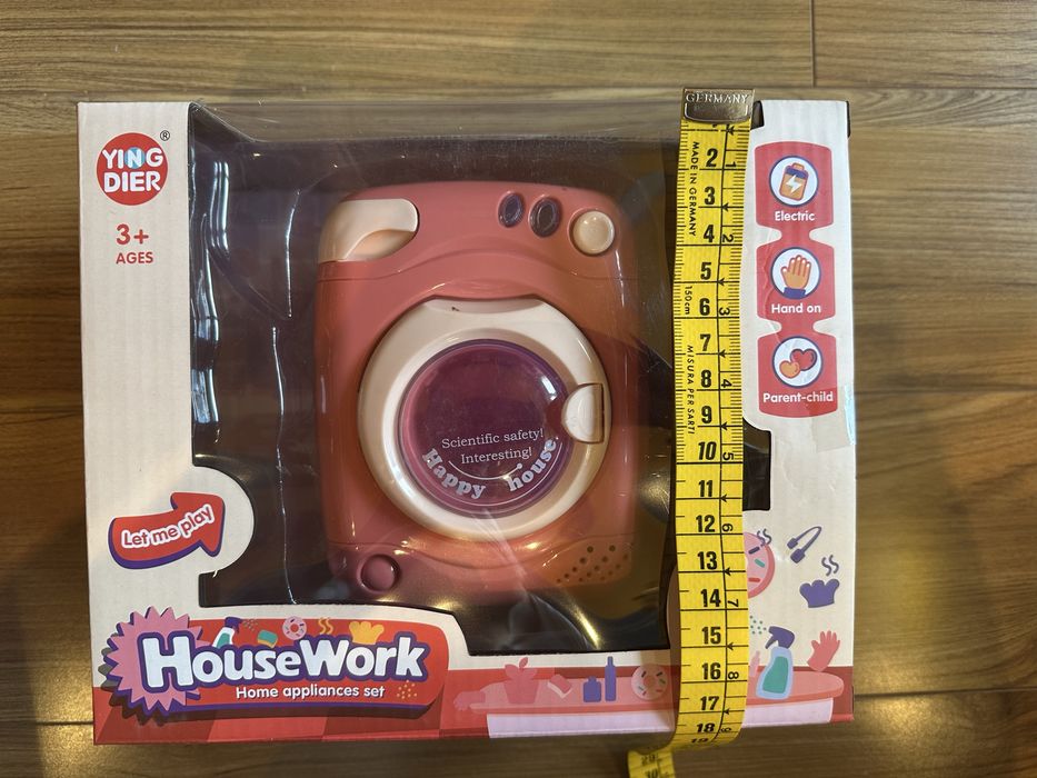 Masina de spalat de jucarie pentru copii, roz, NOUA