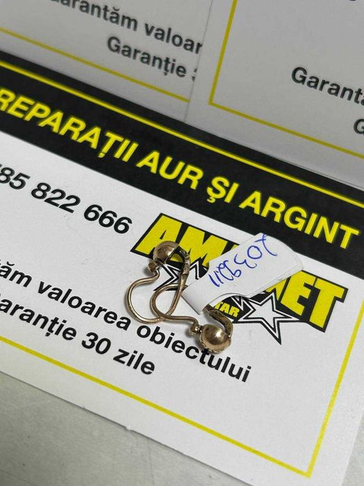 cercei aur 1.12gr 14k (m2) staramanet