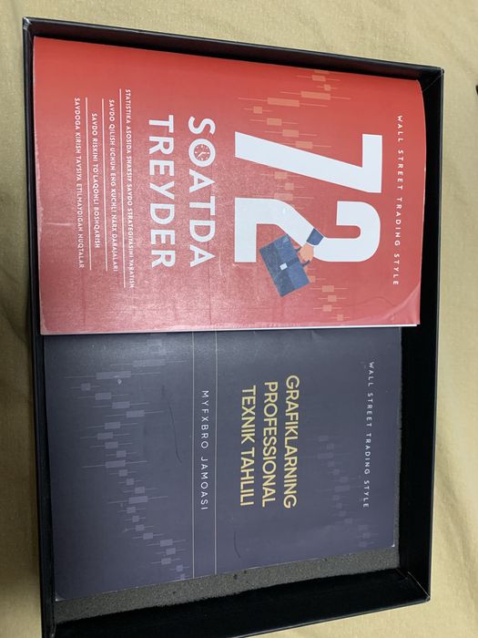 72 soata treydir kursi  sotaman kitob +grafika kitobi+ vidiolar