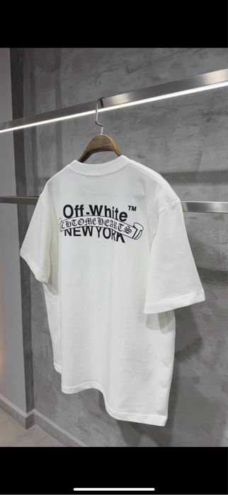 Tricou Off white x Chrome Hearts