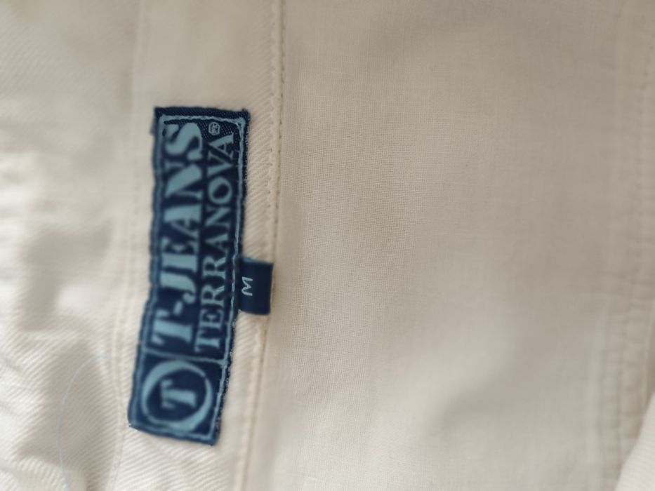 Дамско бяло дънково яке T-Jeans Terranova, размер М