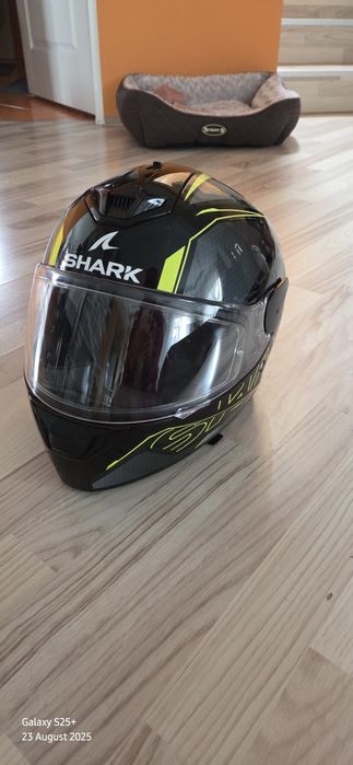 Casca moto Shark D-Skwal 2 Cadium black-yellow