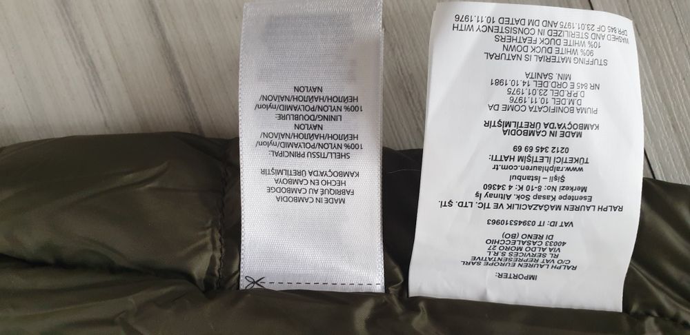 POLO Ralph Lauren 700 Down Bomber  XL  НОВО ОРИГИНАЛ Мъжко Пухено Яке