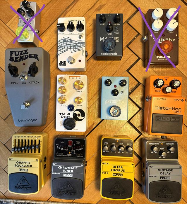 Pedale efect chitara Boss Behringer Nux Mosky TC Electronic