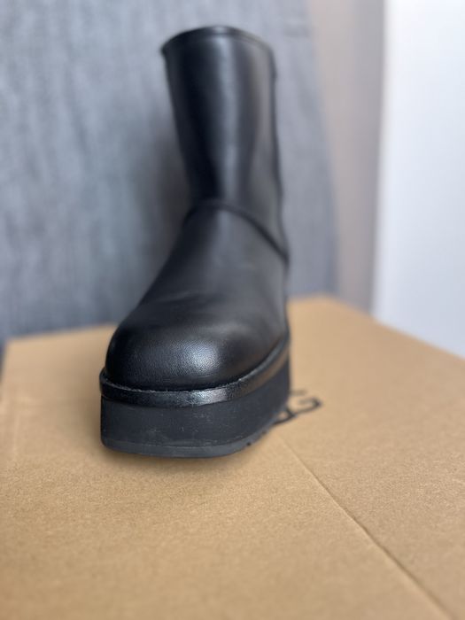 UGG Ghete de piele Cityfunc Mid, Negre