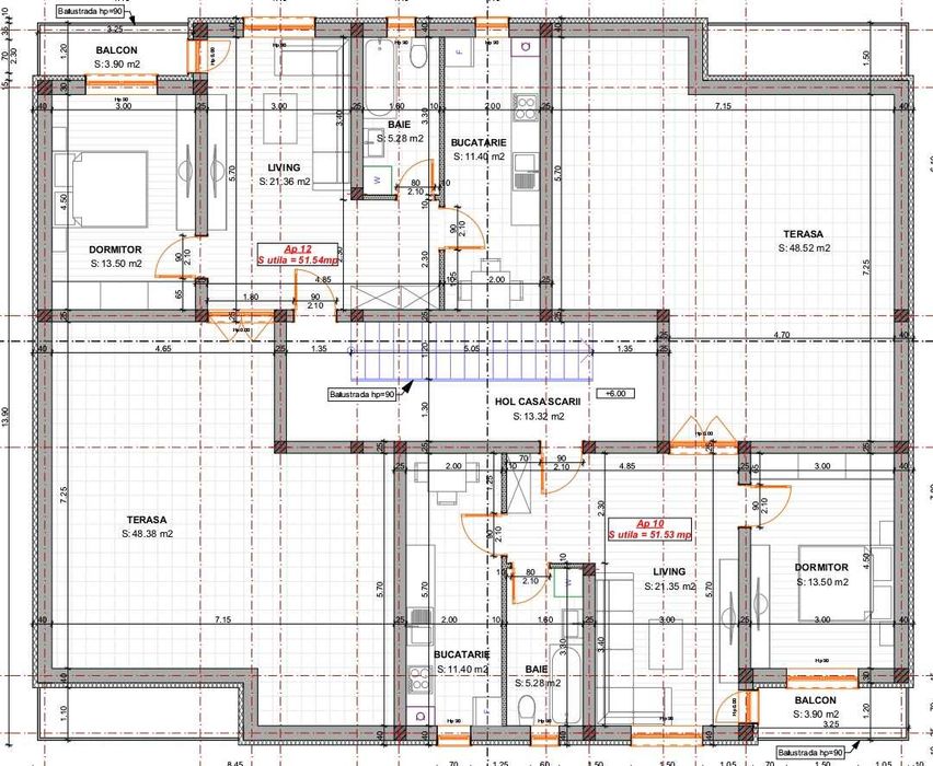 Vand apartamente cu 2 camere si Penthouse in Chisoda