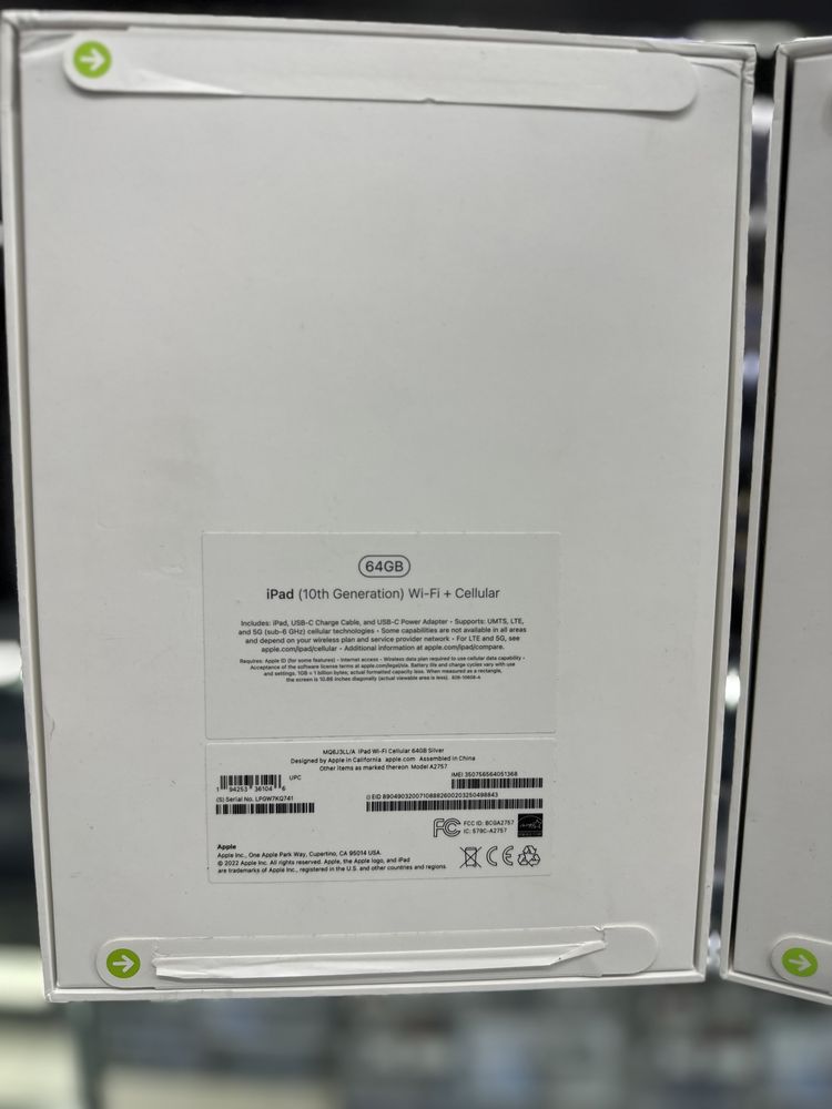 ipad 10 wifi 64GB новий  310$