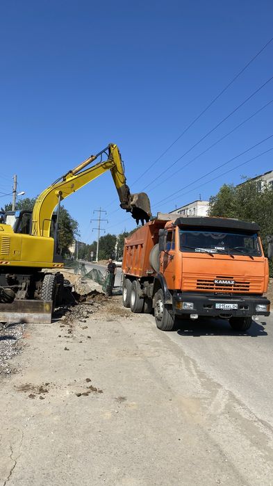 Доставим песок щебень баласт грунт вывоз мусора