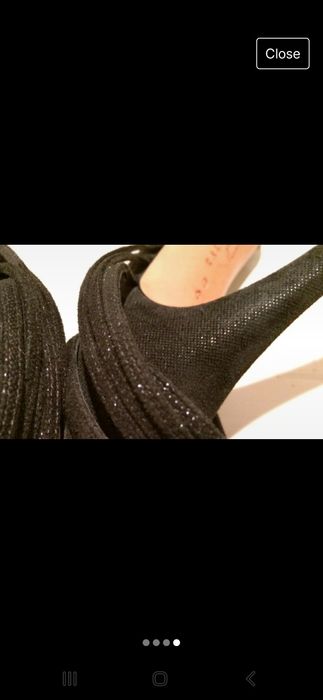 Sandale cu toc Ralph Lauren Collection