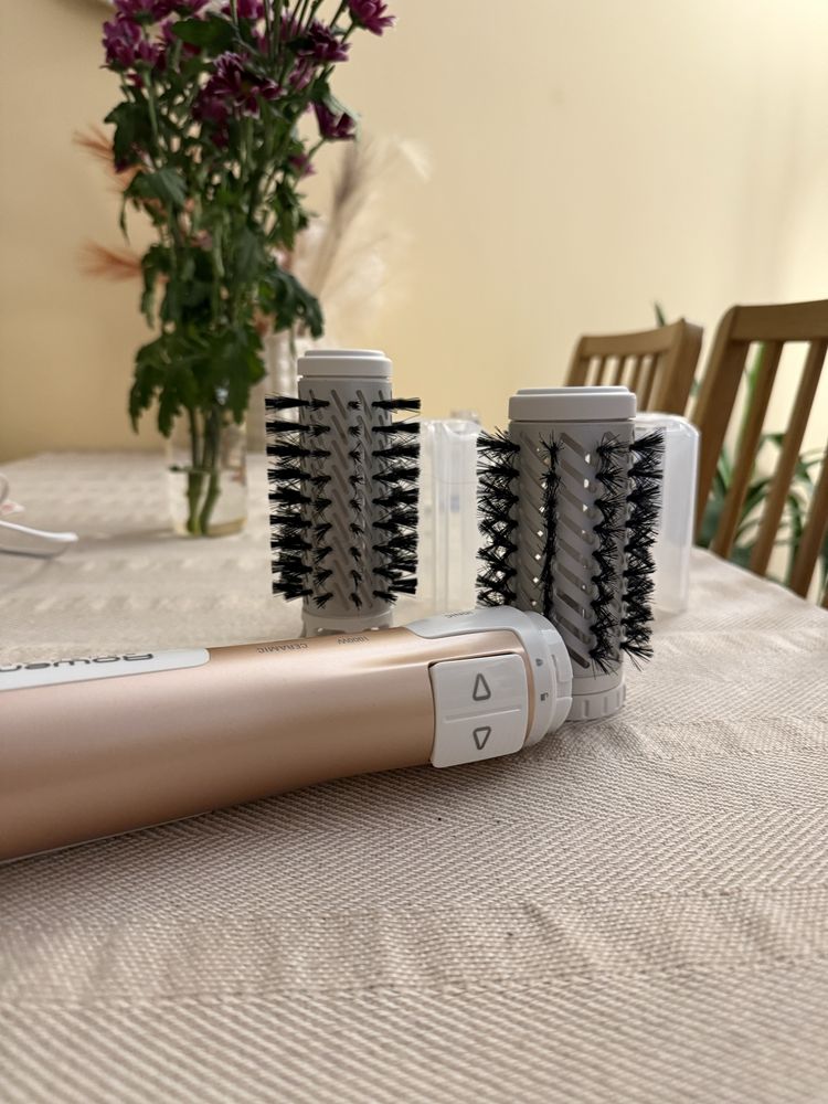Електрическа четка за коса Rowenta - CF9520F0, 1000W, бяла