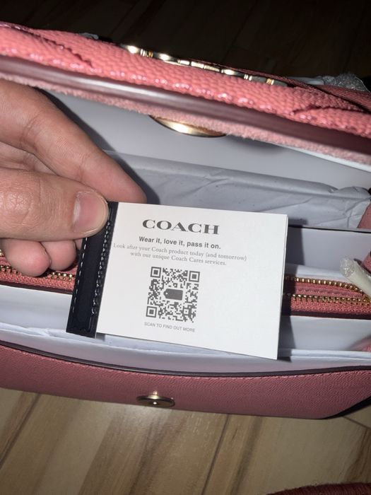 Geantă Coach Mini Klare Crossbody Roz