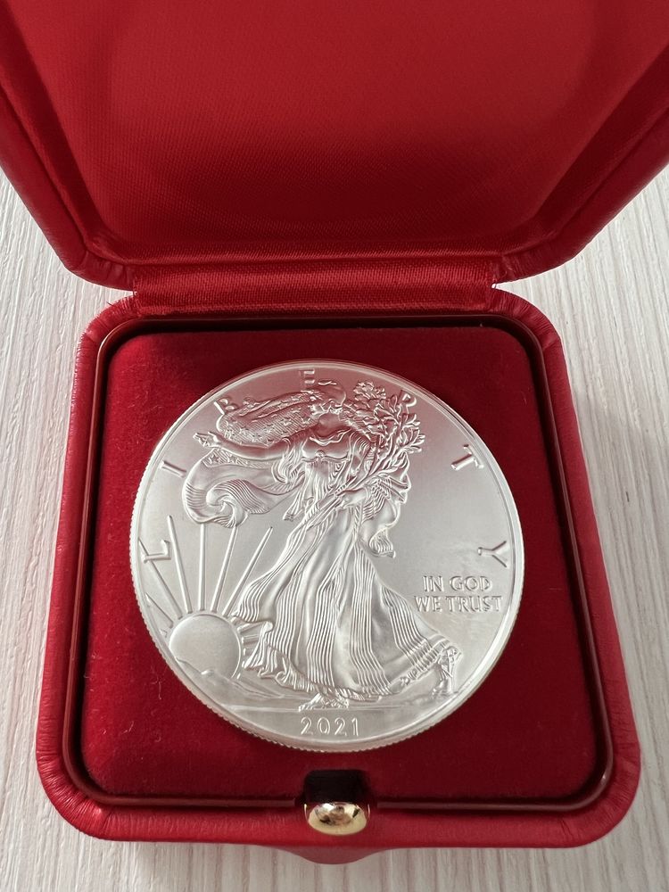 Moneda lingou argint American Silver Eagle