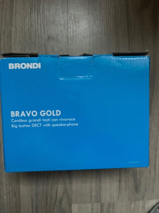 Безжичен домашен / стационарен телефон BRONDI Bravo Gold
