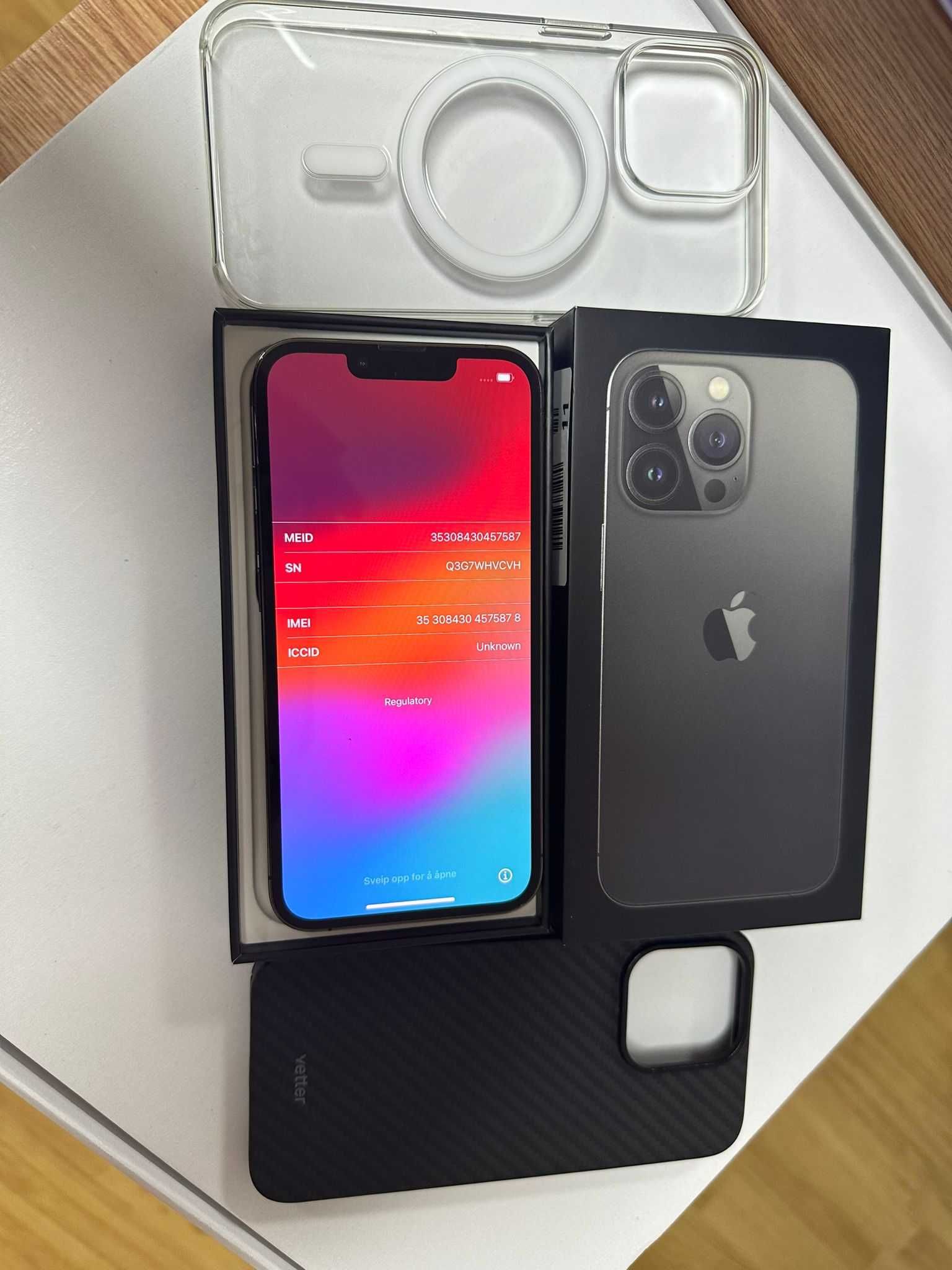 iphone 13 pro 128 gb, graphite, stare impecabila