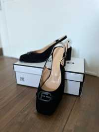 Обувки fabiano  черен велур