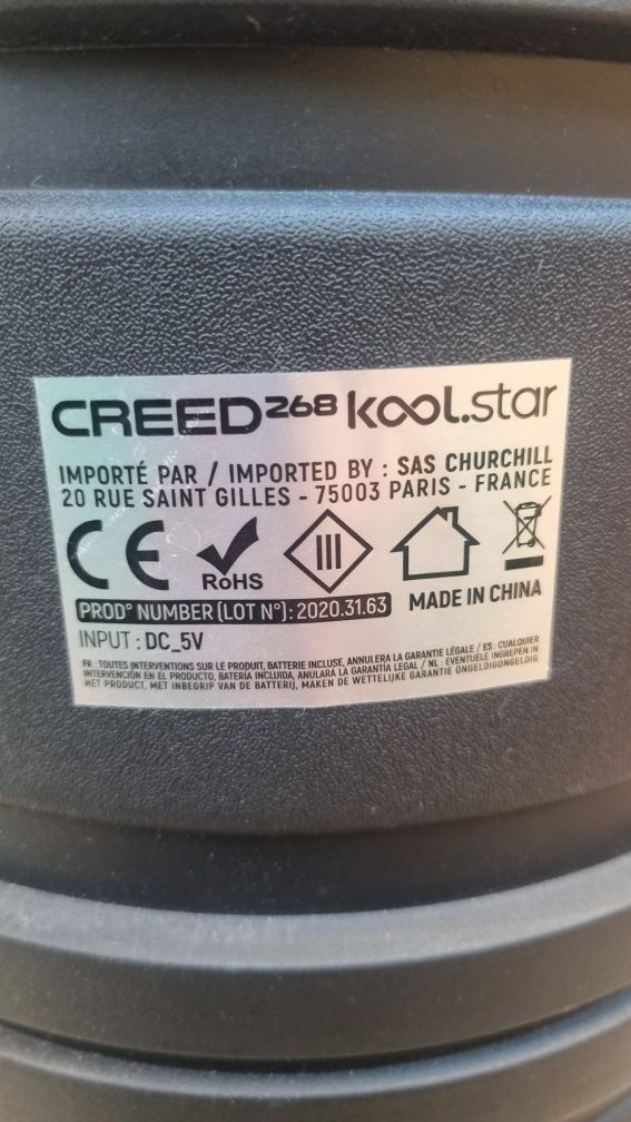 Creed 268 koolstar тонколона