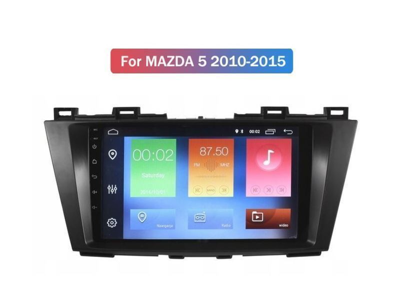 Mazda 5 2010/2015 - 9'' Навигация Андроид, 9077