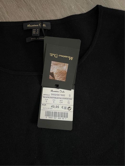 Bluza massimo dutti s bluza neagra massimo dutti s bluza volan peplum