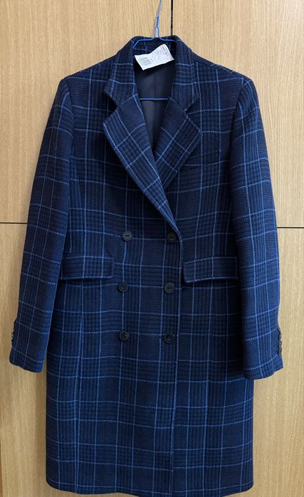 Palton Mango Suit XS bleumarin