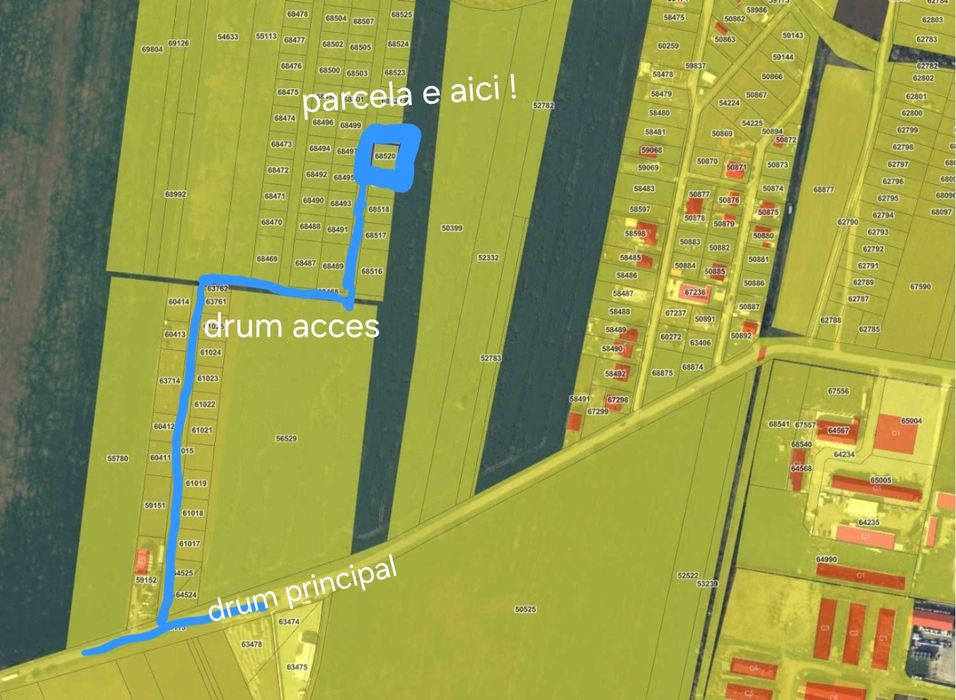Teren intravilan 500m2 Livada de Bihor