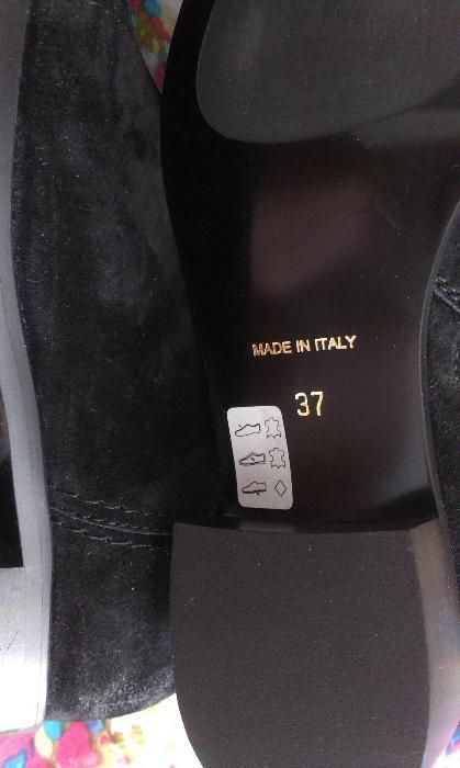 CIABОO/Trespass Черни боти от ест.кожа обърната №37