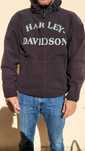 Men's Deflector Skull Grafic Hooded Riding Fleece