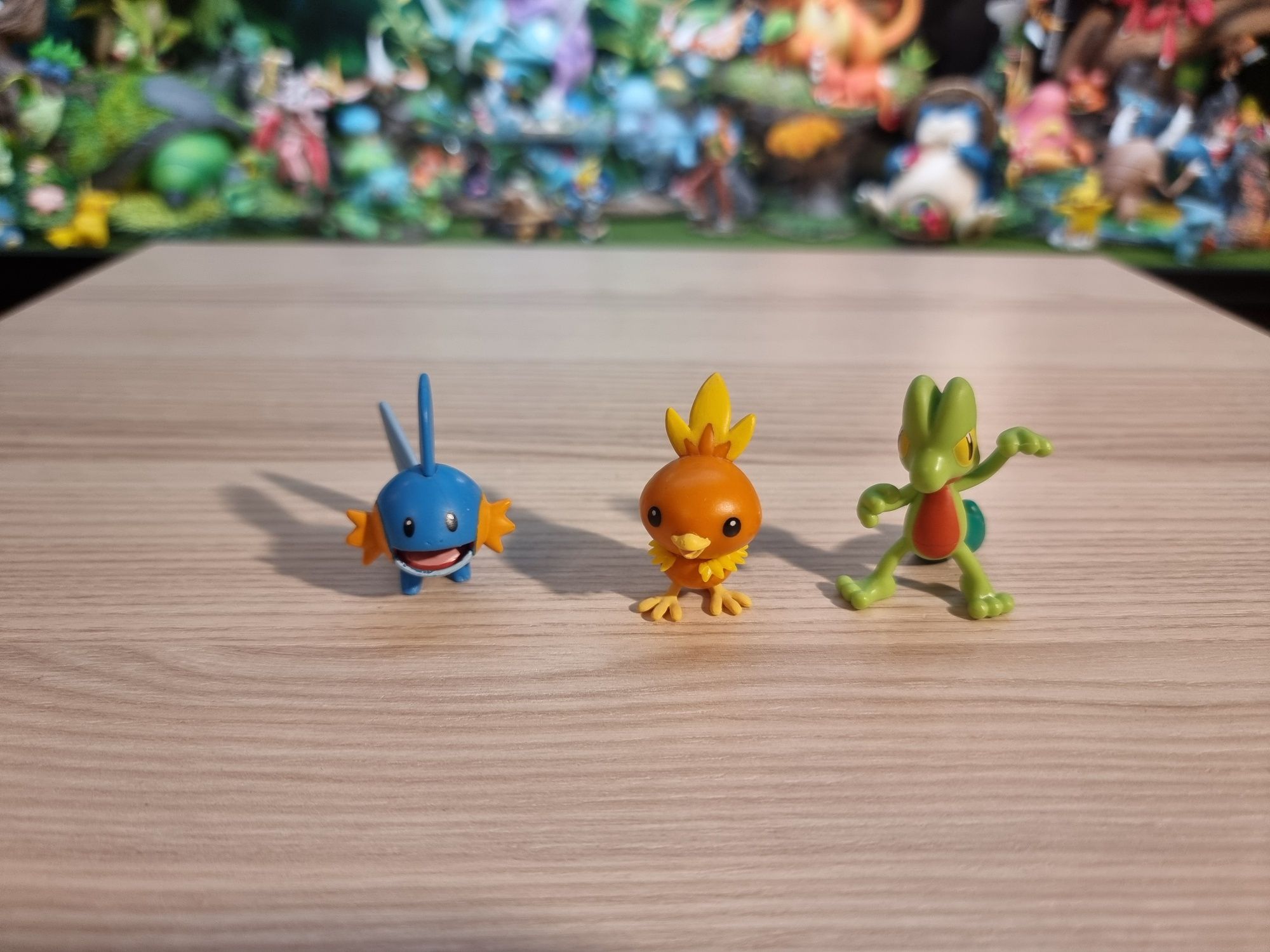 Pokemon Set ieftin (Torchi + Mudkip + Treecko) - Figurine