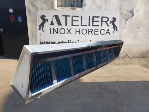 Hota inox profesionala snack / perete fara motor 5000x600x400mm