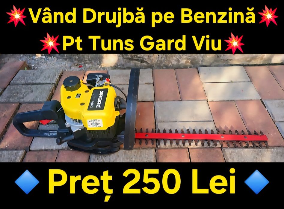 Vând Drujbă pt Gard Viu Sabre pe Benzină