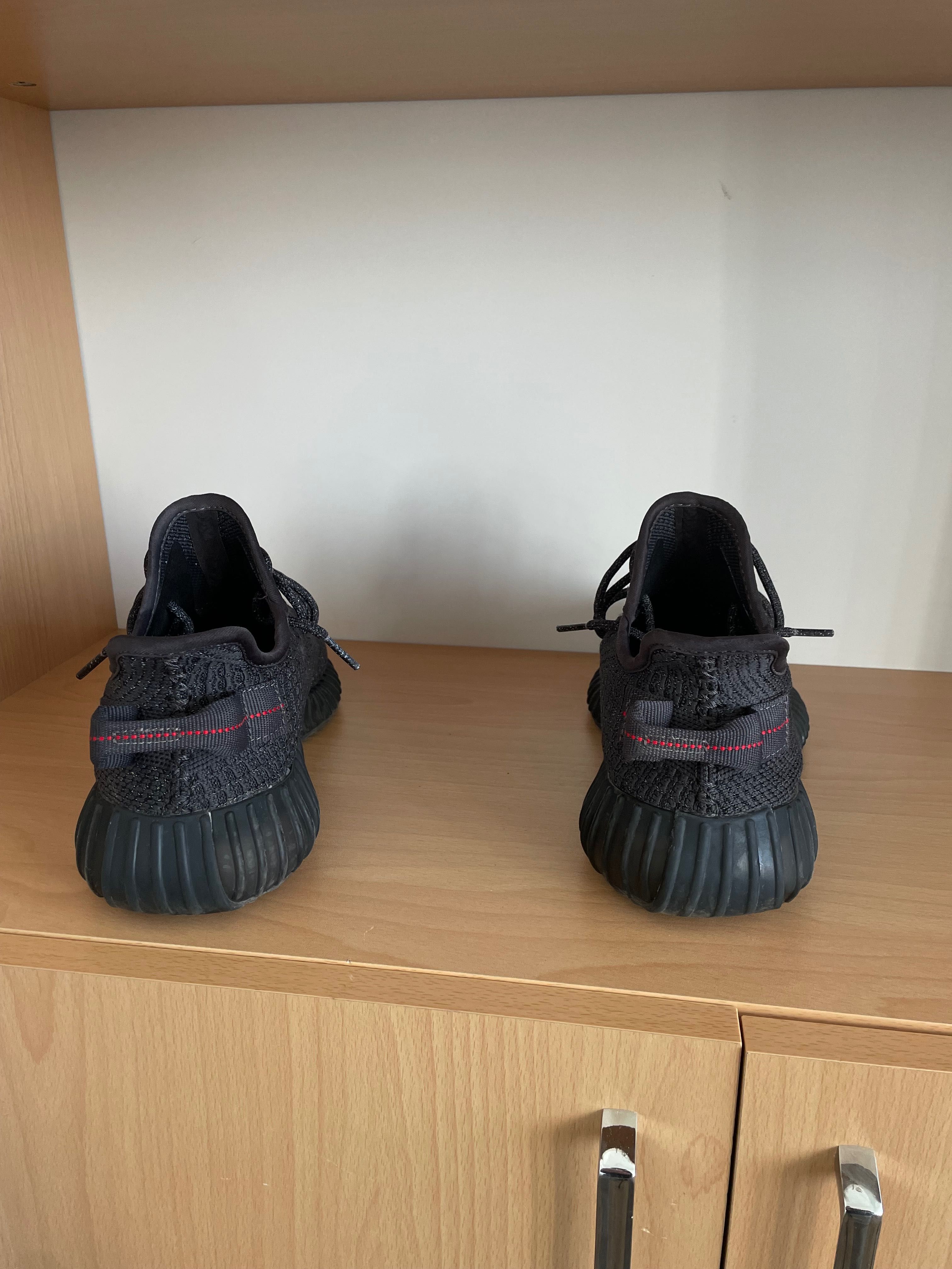 Yeezy 350 black shoes