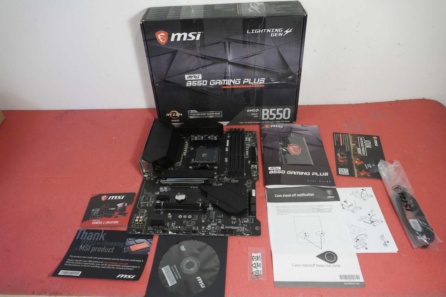 AM4 Дъно, дънна платка B550 MSI MAG Gaming Plus / Вкл.ДДС