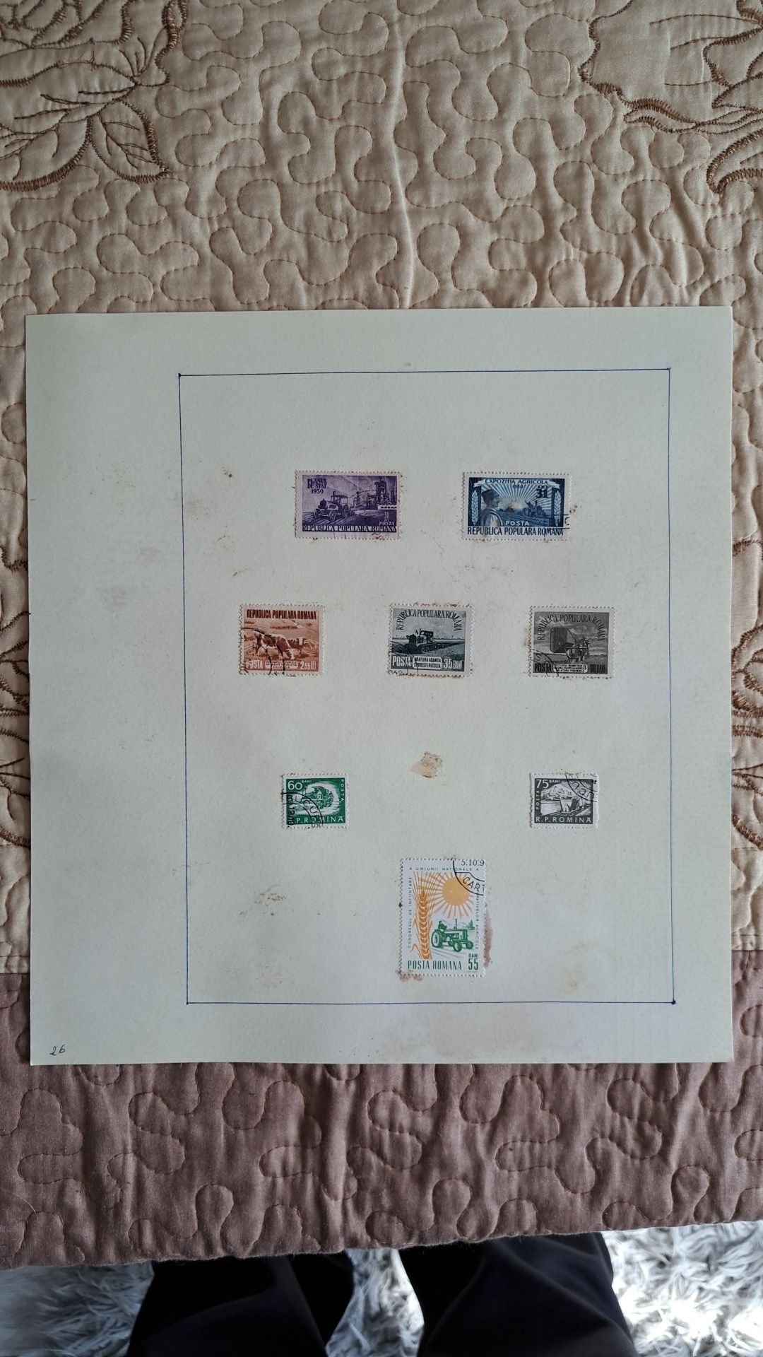Coli cu timbre romanesti