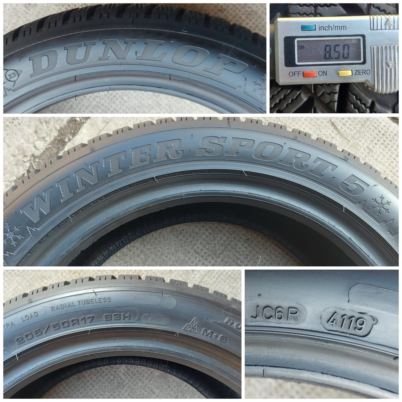 O bucată 205/50 R17 M+S iarnă - una Goodyear Dunlop Imperial