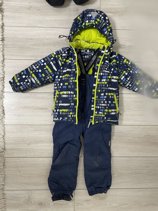 Зимняя куртка с полукомбенизоном