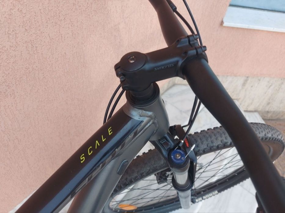 Bicicleta scott scale 29er, 12 pinioane, ful deore xt, furcă aer