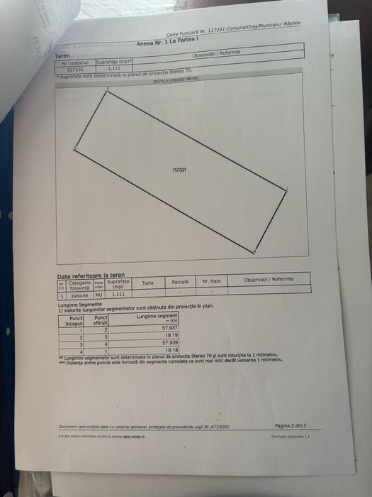 Teren Bran Sohodol 1111 mp vedere spectaculoasa spre munti