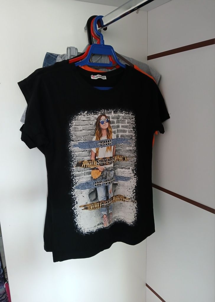 Тениски zara,h&m,guess S размер