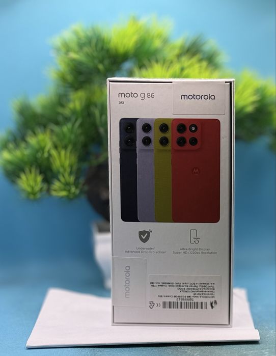 НОВ!!! Motorola Moto g86, 8GB RAM, 256GB, 5G, Cosmic Sky