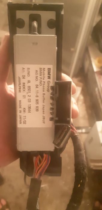 Bmw e65, 66 для штатного телефона