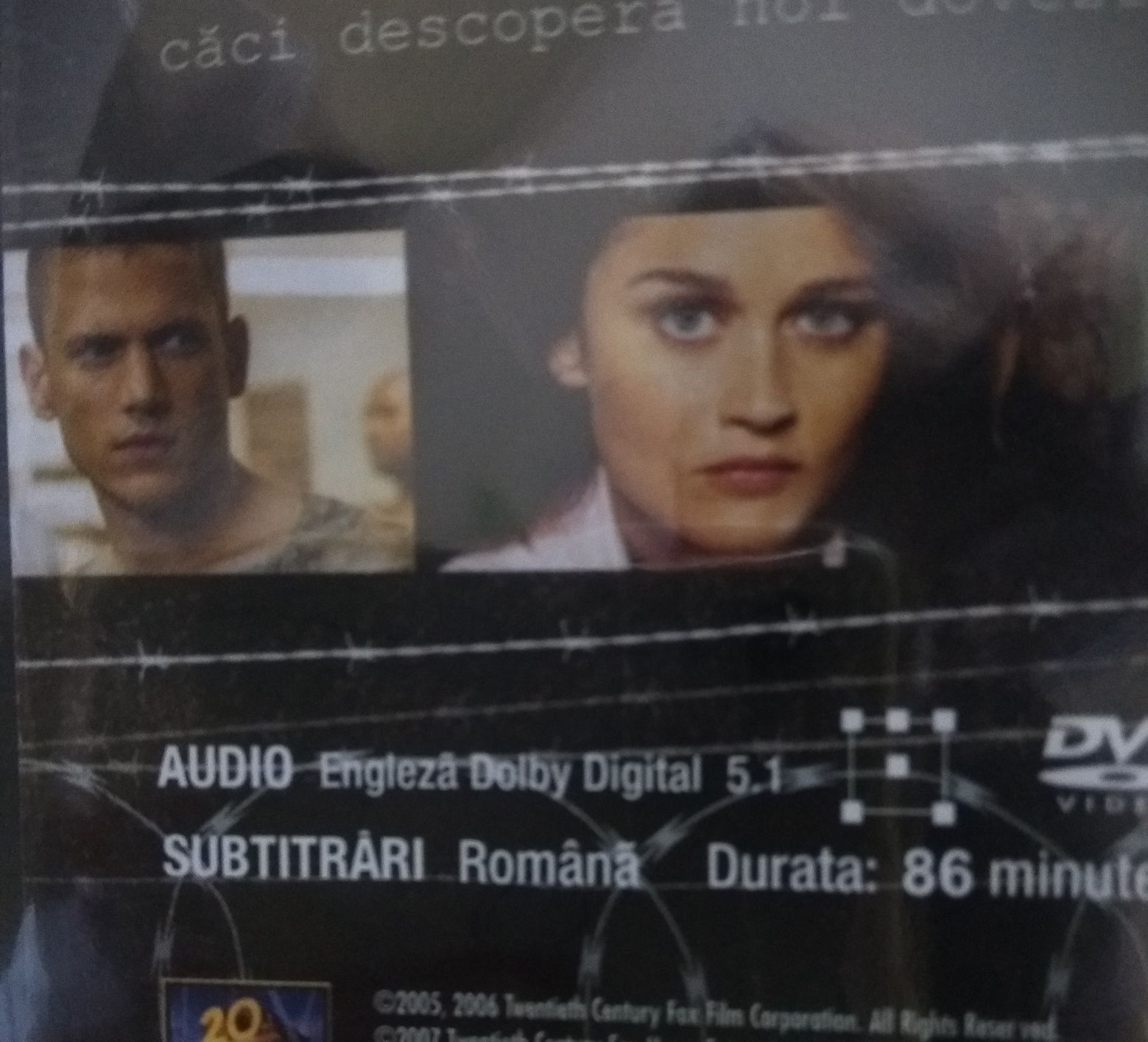 Prison Break [DVD]. Seria 1, integrală. În stare impecabilă