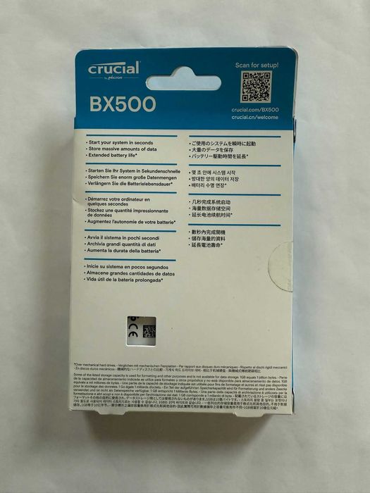 SSD Crucial BX500 1TB SATA-III 2.5 inch ! SIGILAT + Garantie