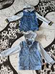 Geaca denim/blugi cu gluga C&A 134