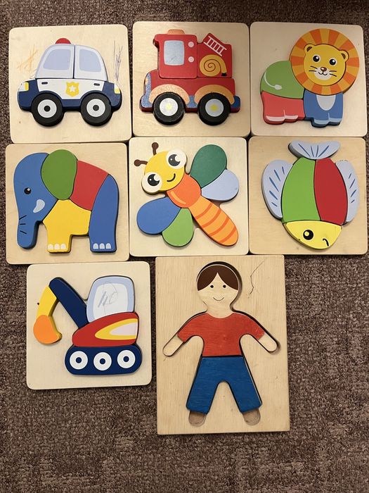 Jucarii puzzle lemn