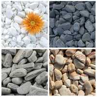 Vindem pietricele decorative marmura thasos diferite culori amenajari