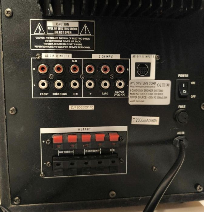 Sistem Audio Genius 5.1 model SW-5.1