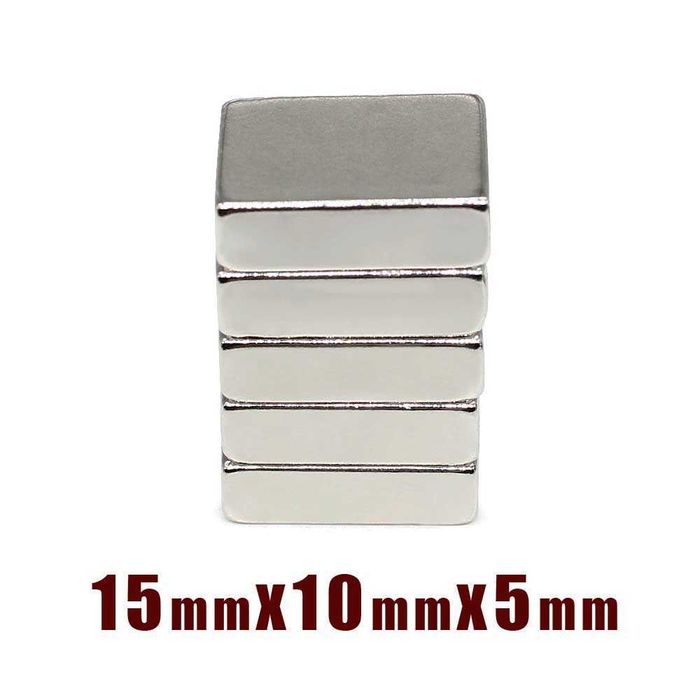 Неодимов магнит 15x10x5mm N52, magnit, neodimov, магнити, magnet